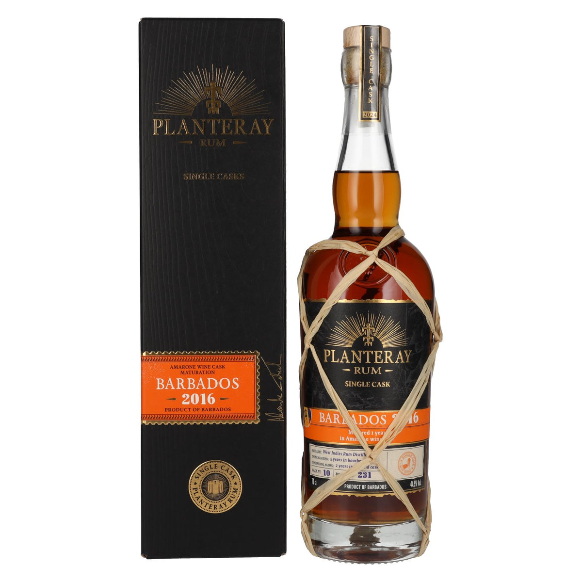 Planteray Rum BARBADOS Amarone Cask Finish 2016 44,9% vol. 0,7 l in geschenkverpakking
