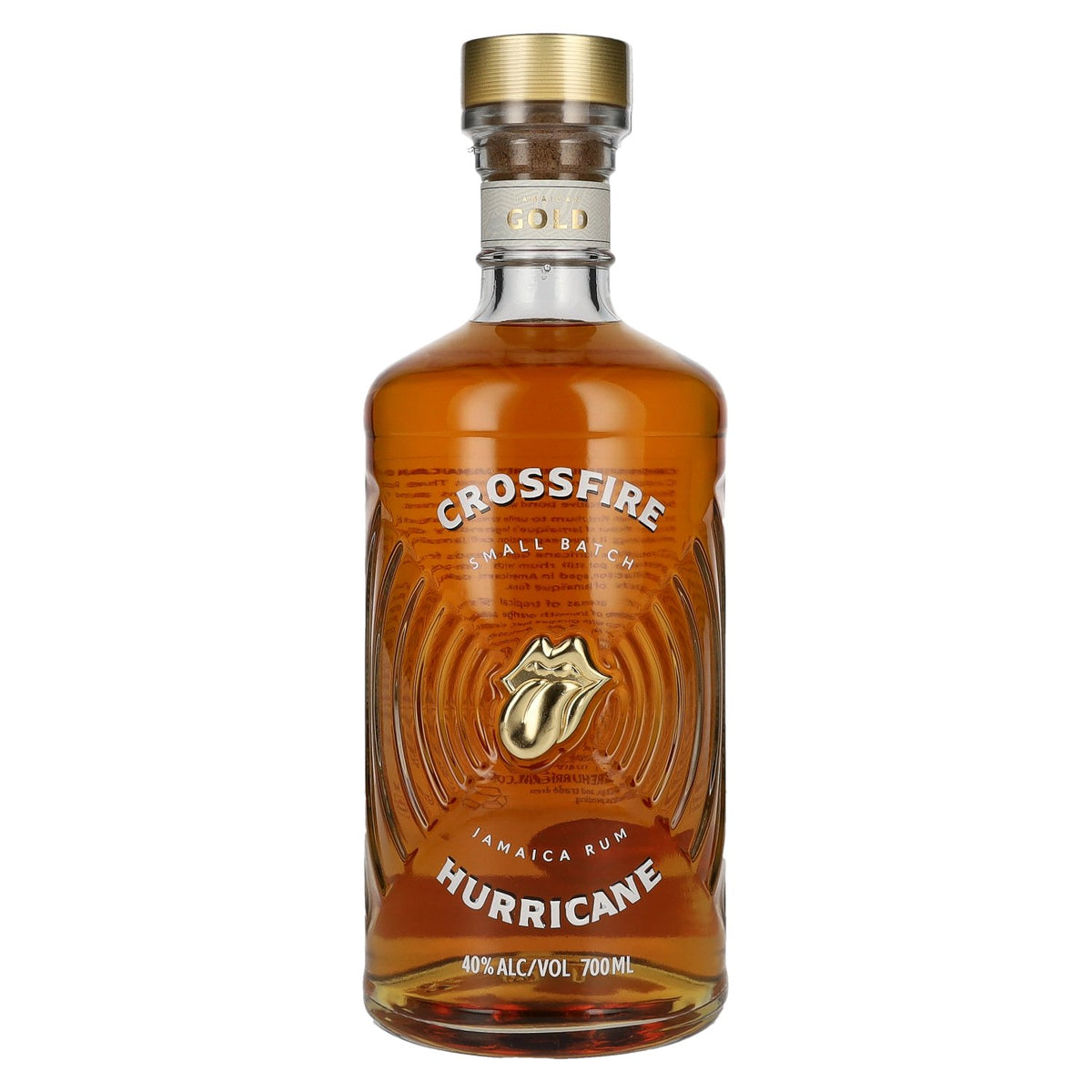 Crossfire HURRICANE x ROLLING STONES Rhum jamaïcain Gold Small Batch 40 % vol. 0,7 l