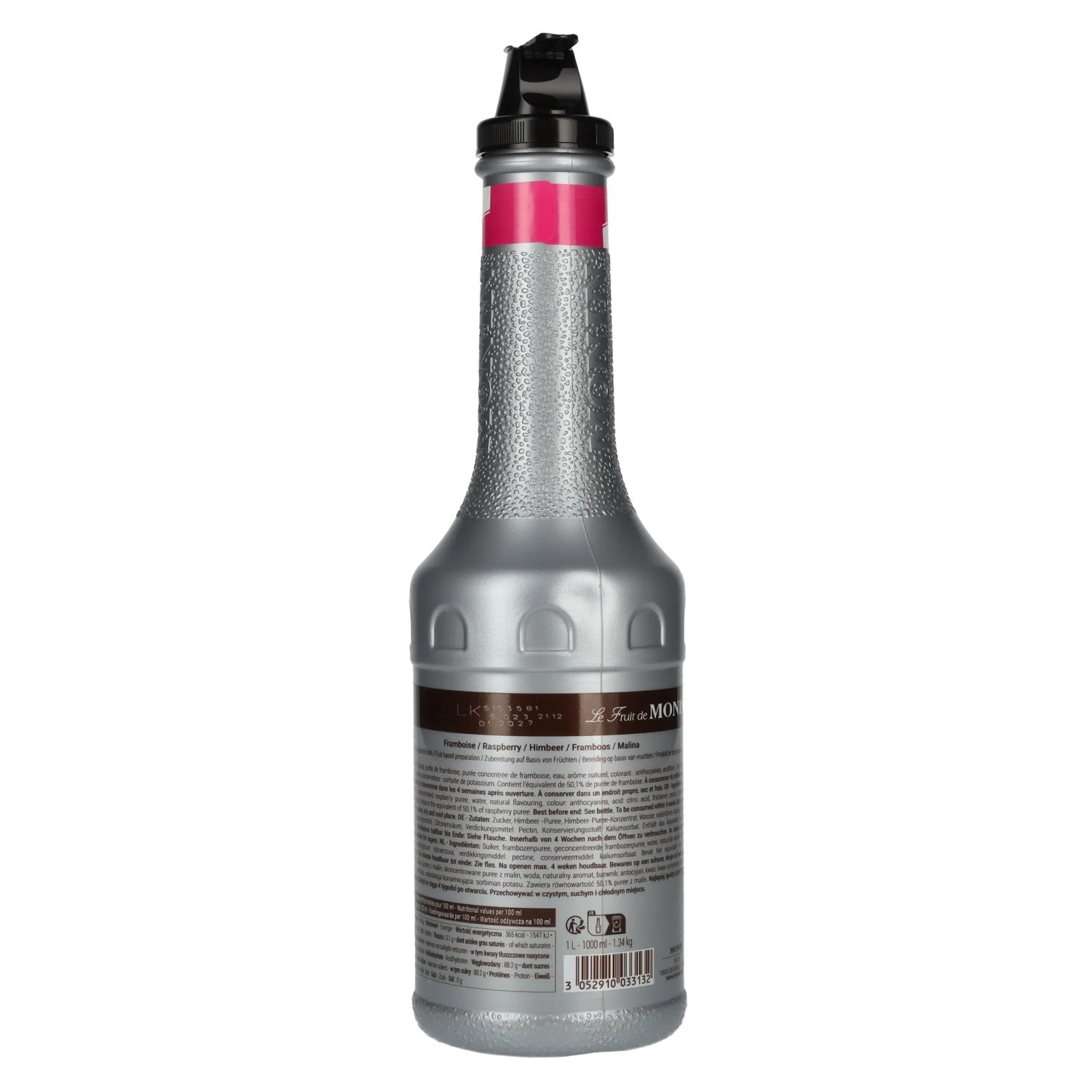 Monin purée de fruits FRAMBOISE 1l PET