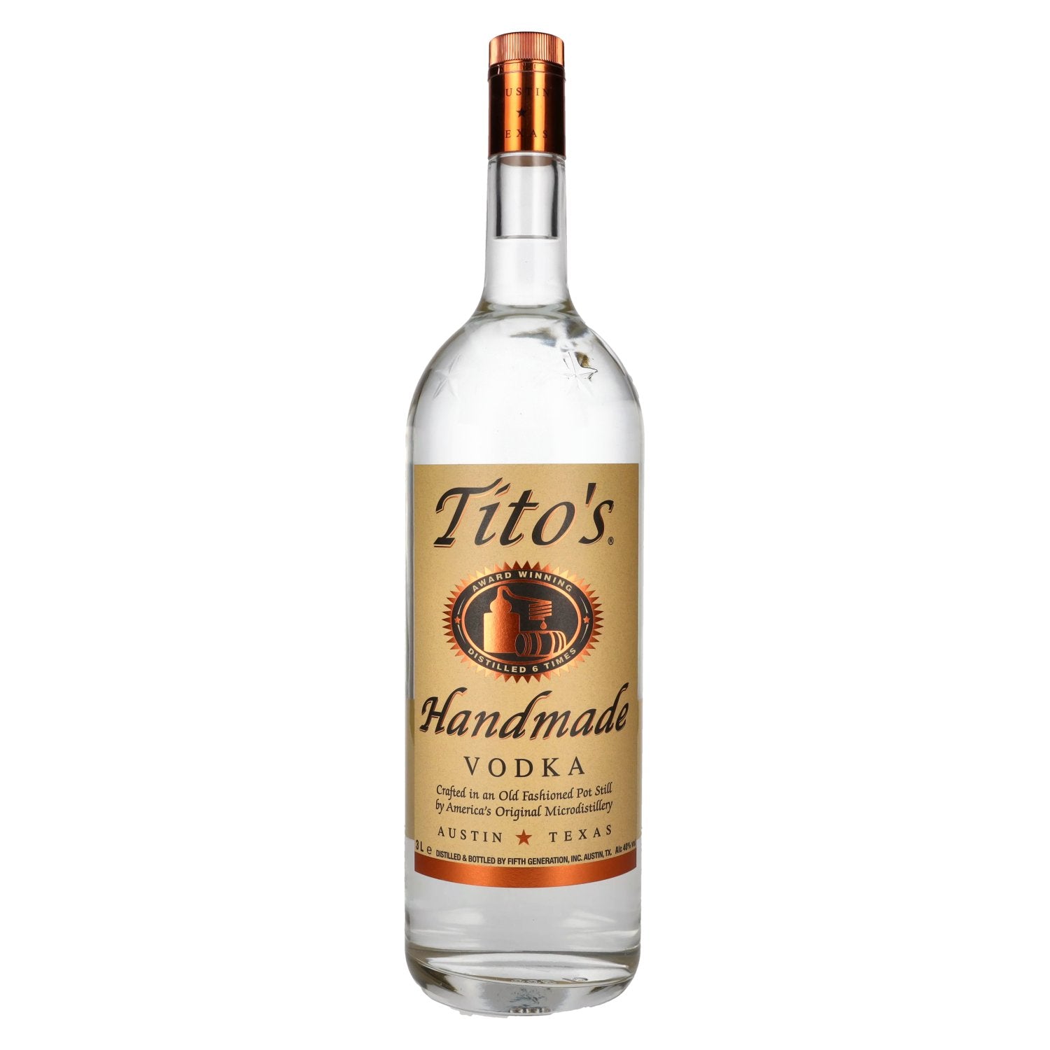 Tito's Handmade Vodka 40 % vol. 3 l