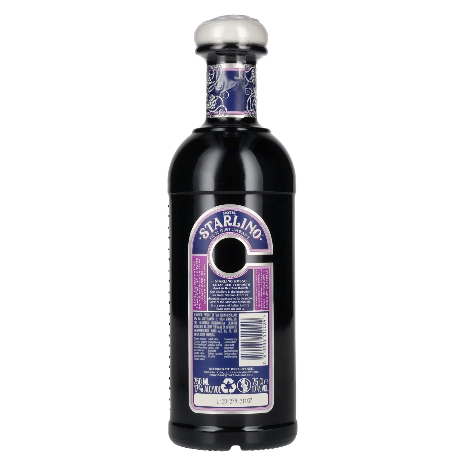 Starlino ROSSO Vermouth 17% Vol. 0,75l