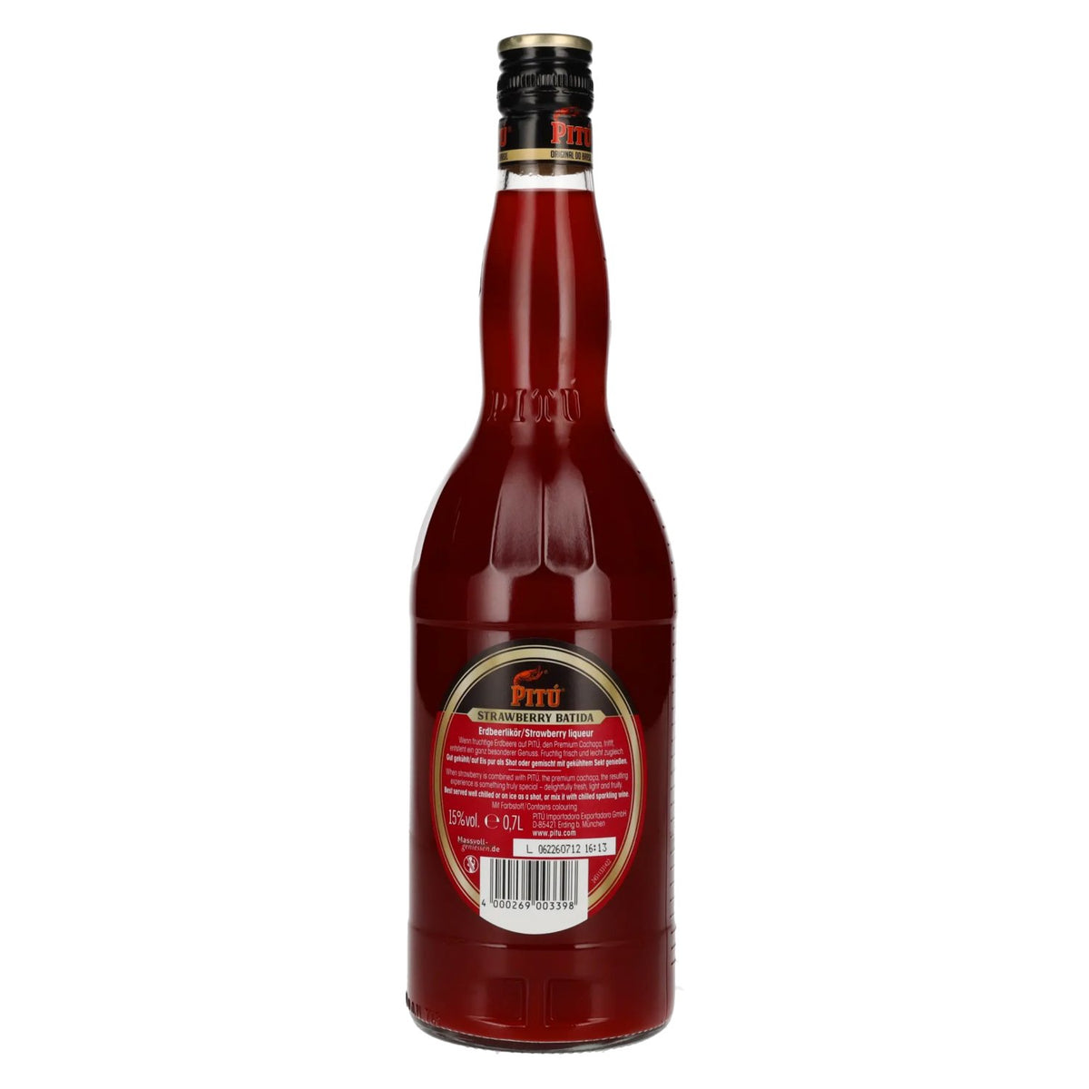 PITÚ Strawberry Batida 15% ABV 0.7l