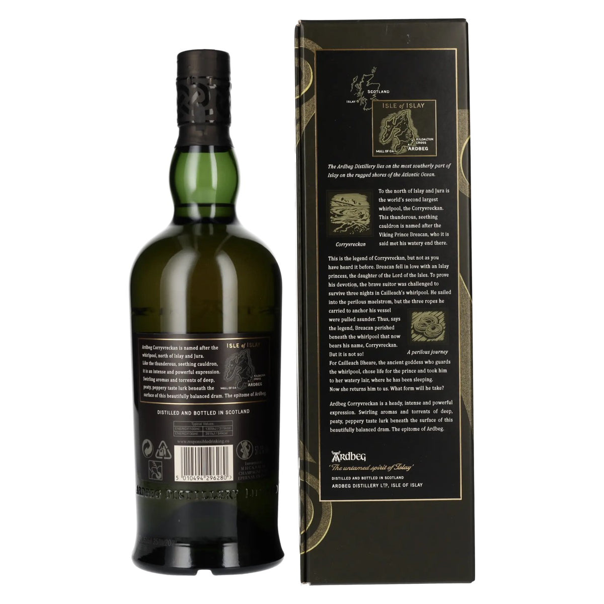 Ardbeg CORRYVRECKAN Islay Single Malt 57,1% vol. 0,7 l in geschenkverpakking