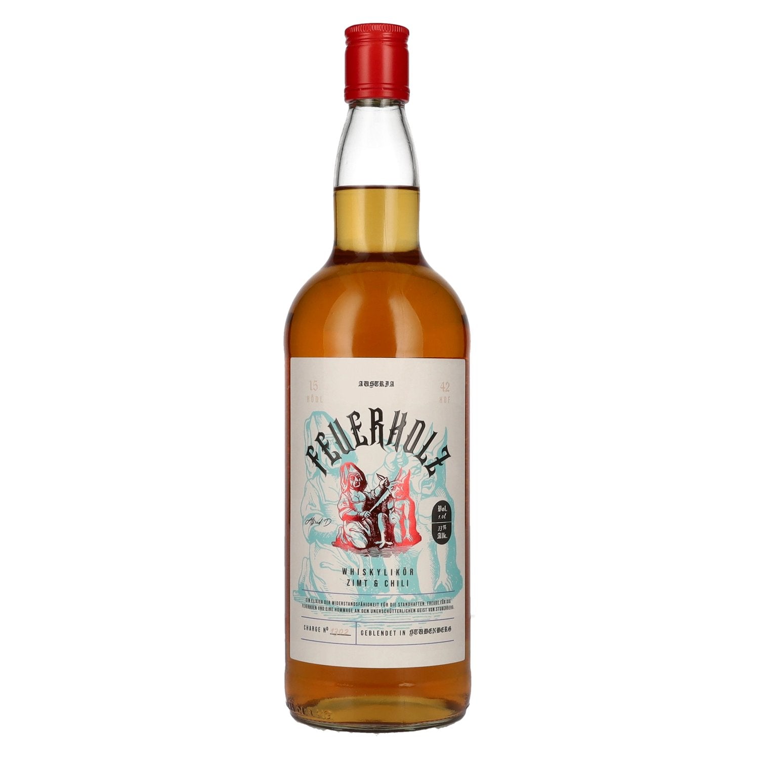Hödl Hof FEUERHOLZ whisky liqueur 33% vol. 1l