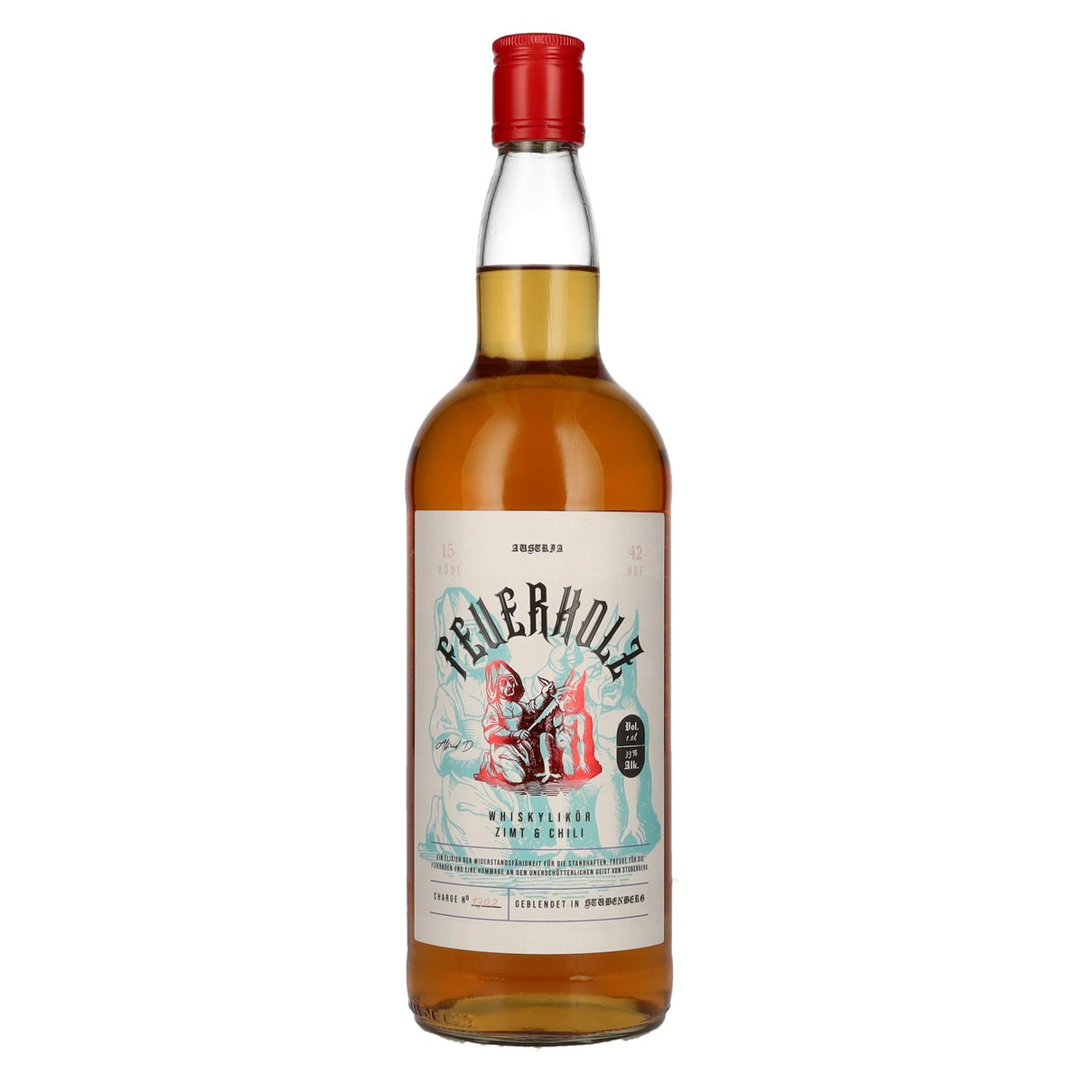 Hödl Hof FEUERHOLZ whiskylikeur 33% vol. 1 l