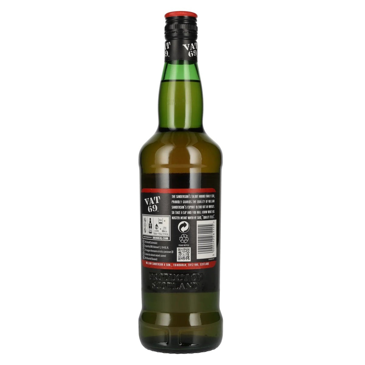 VAT 69 Blended Scotch Whisky 40% vol. 0.7l