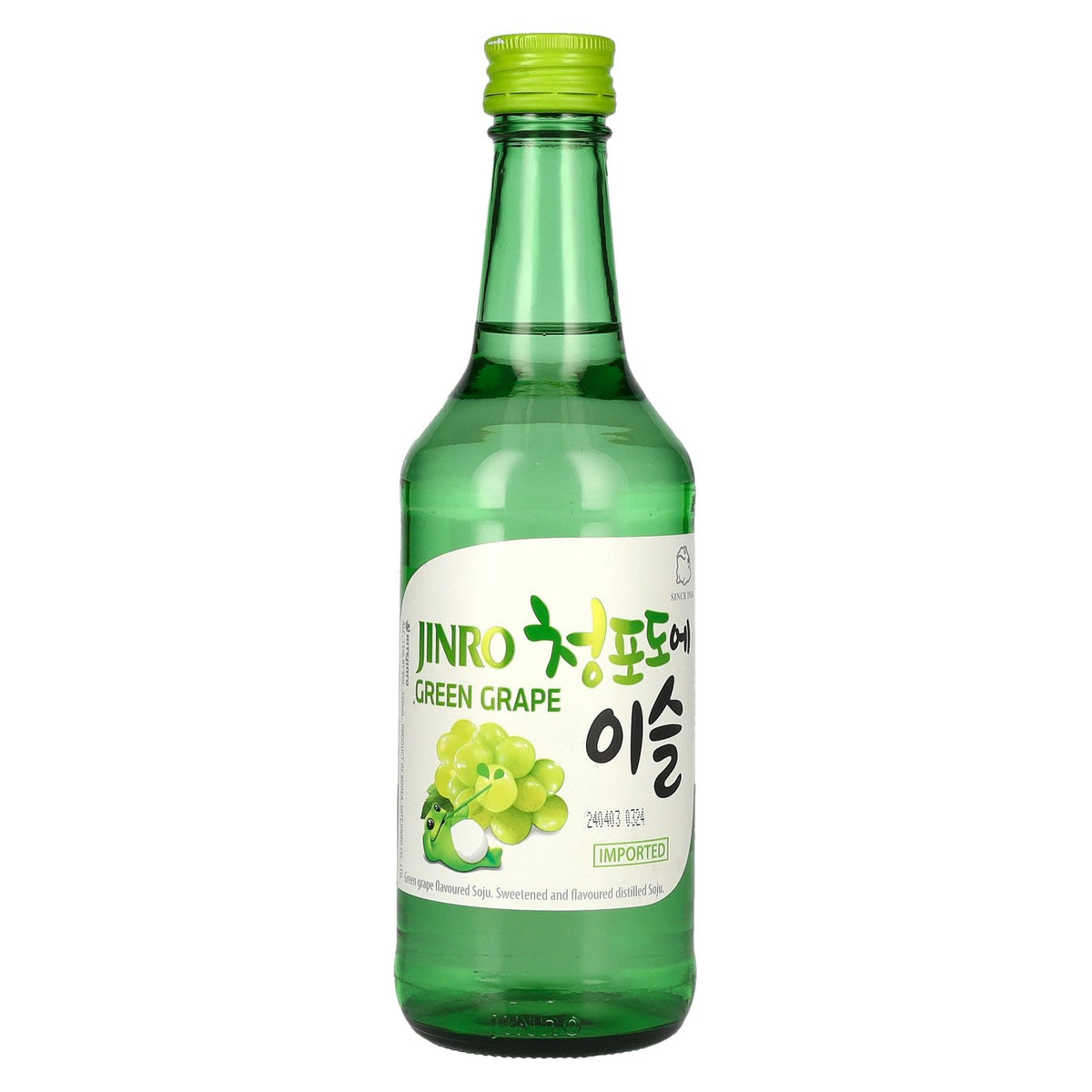 Jinro Green Grape 13% ABV 0.35 l