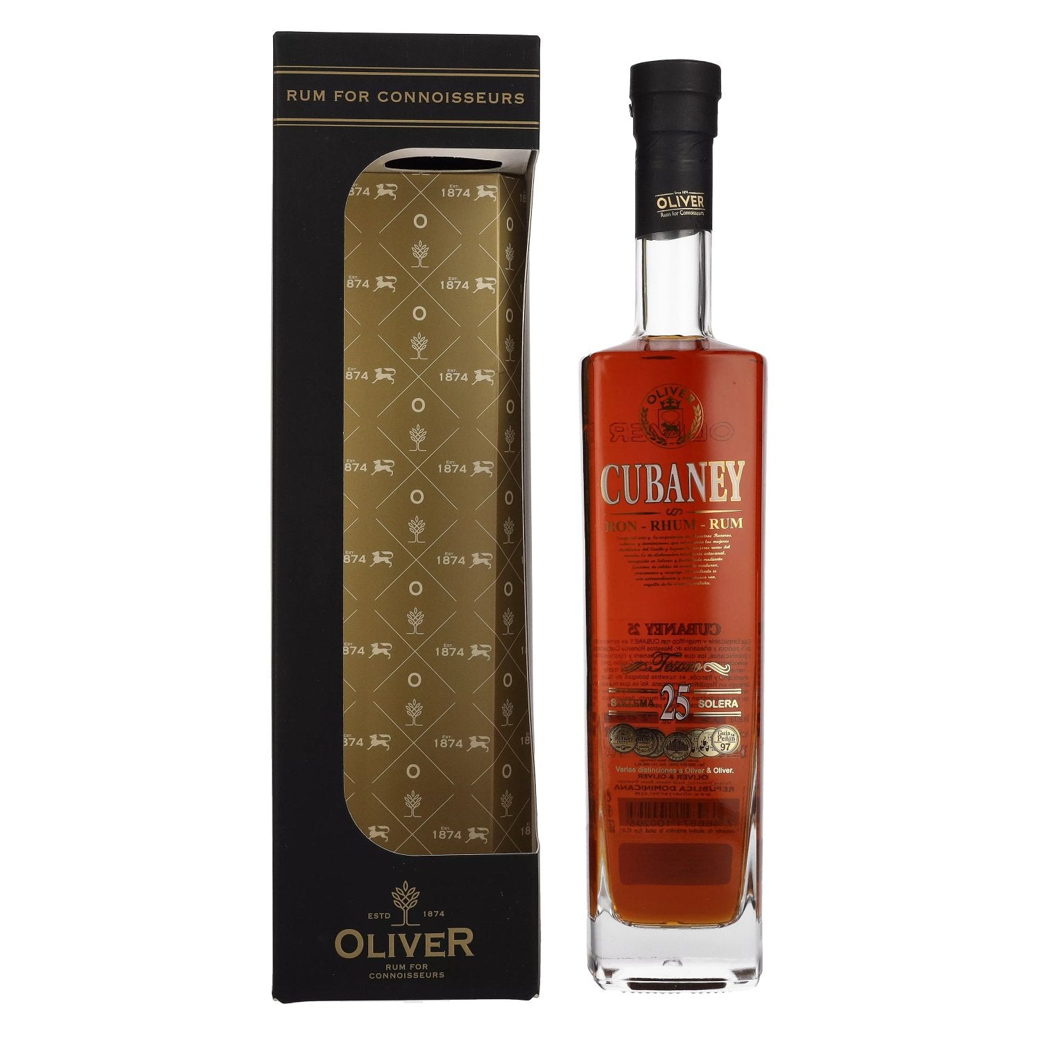 Ron Cubaney TESORO 25 Sistema Solera 38% Vol. 0,7l in Geschenkbox