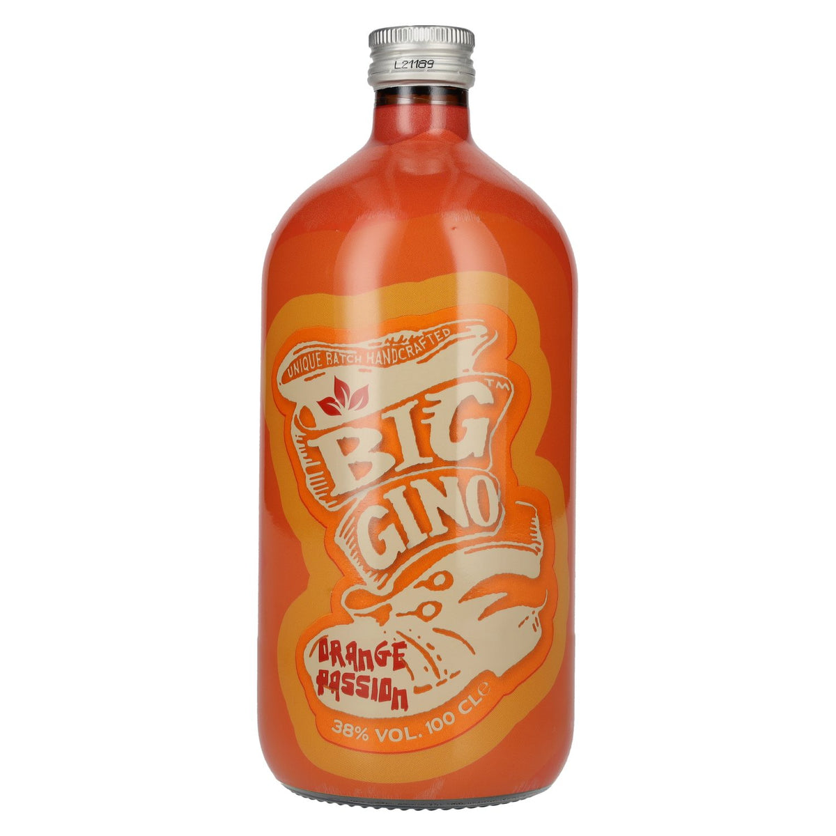 Big Gino Gin ORANGE PASSION 38 % vol. 1 l