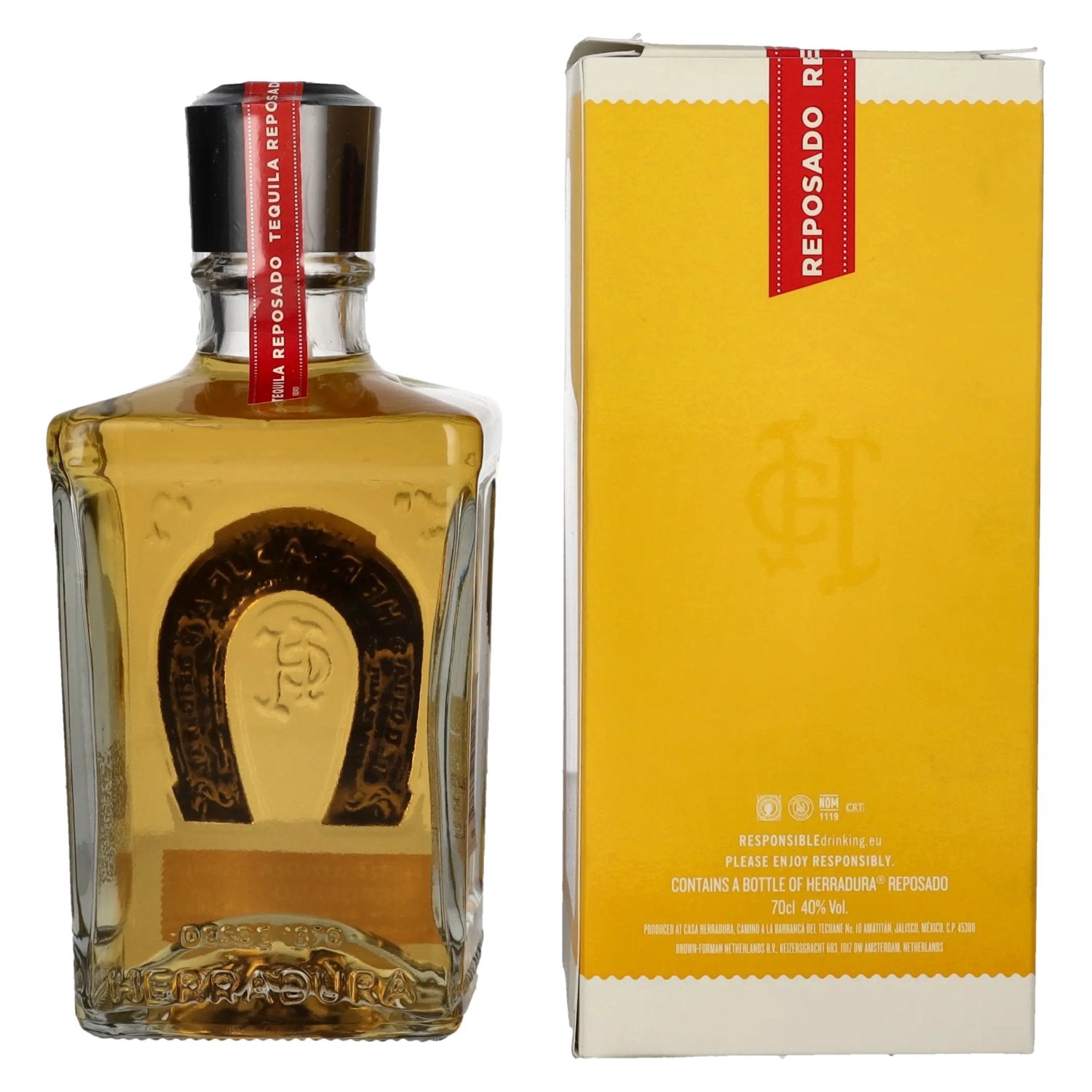 Herradura Tequila REPOSADO 100% de Agave 40% Vol. 0,7l in Geschenkbox