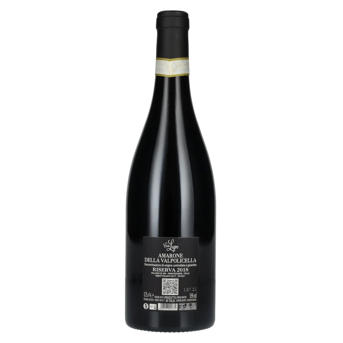 Casa Lupo Amarone della Valpolicella Riserva DOCG 2018 16% vol. 0,75 l
