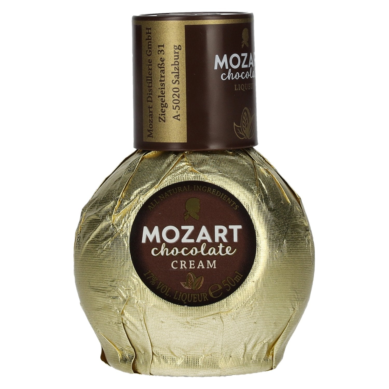 Mozart Chocolate Cream Gold Liqueur de crème 17% vol. 0,05l