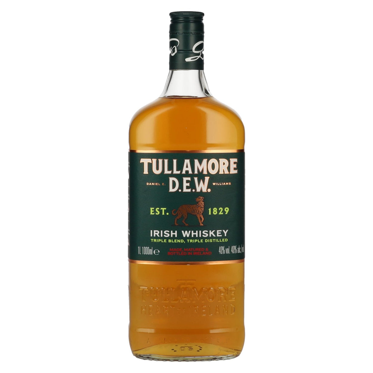 Tullamore D.E.W. Whisky irlandais triple distillation 40 % vol. 1 l