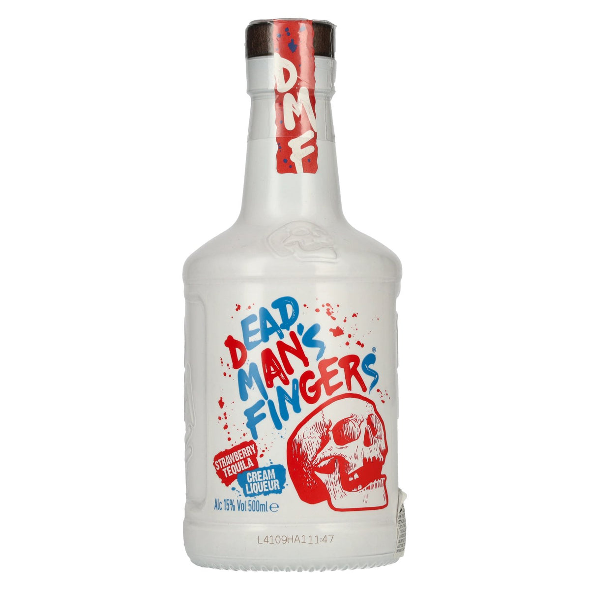 Dead Man's Fingers Strawberry Tequila Cream Liqueur 15% ABV 0.5 l