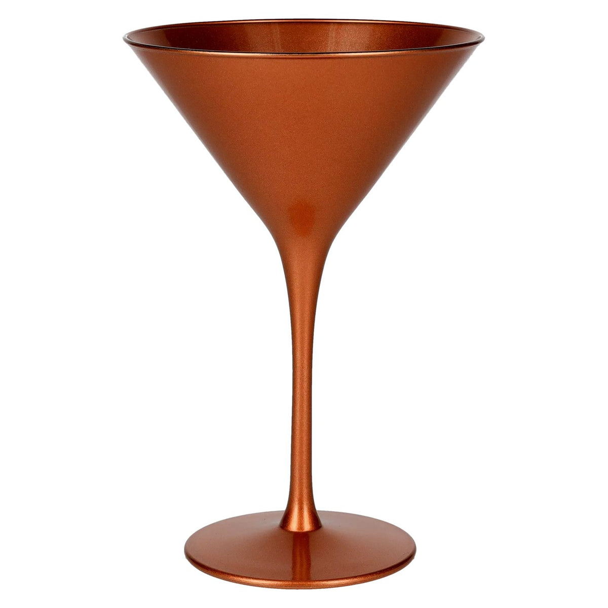 Verre à martini Stölzle Lausitz, couleur bronze, sans graduation
