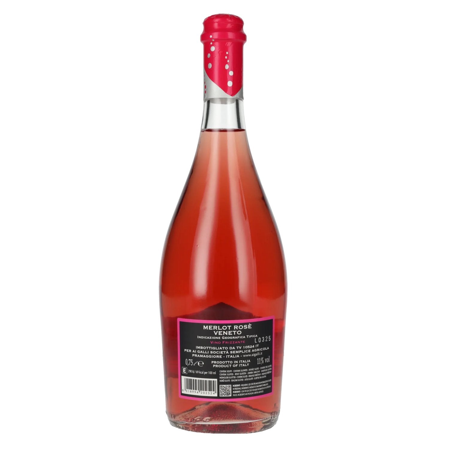 AI GALLI Merlot Rosé Frizzante IGT 11% vol. 0,75l