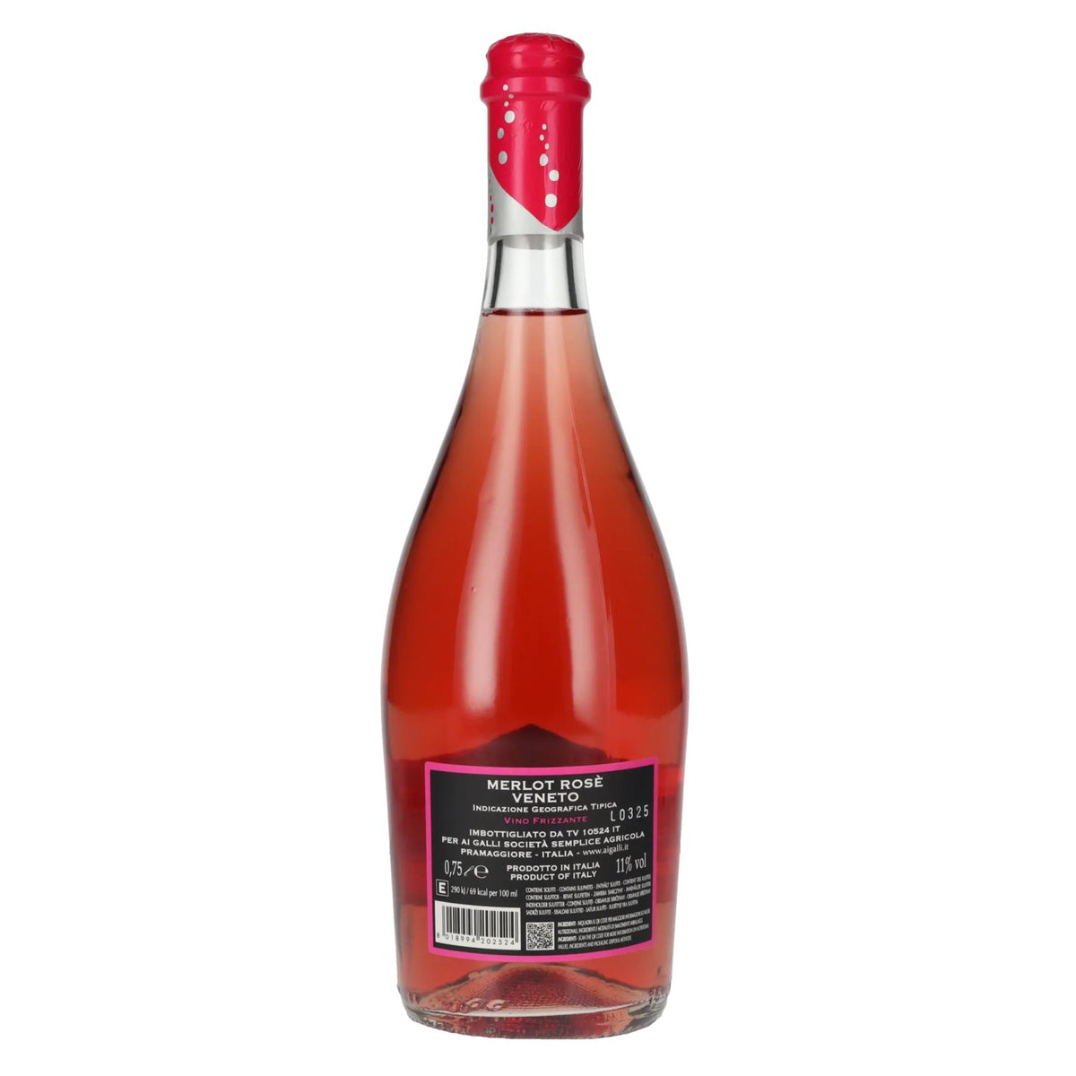 AI GALLI Merlot Rosé Frizzante IGT 11 % vol. 0,75 l
