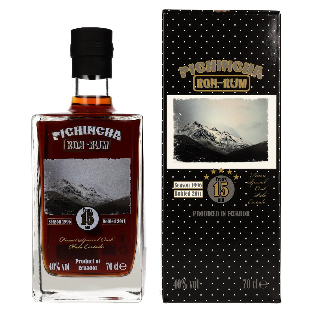 Pichincha Rum 15 Years Finest Special Cask Palo Cortado 40% vol. 0.7 l in a gift box