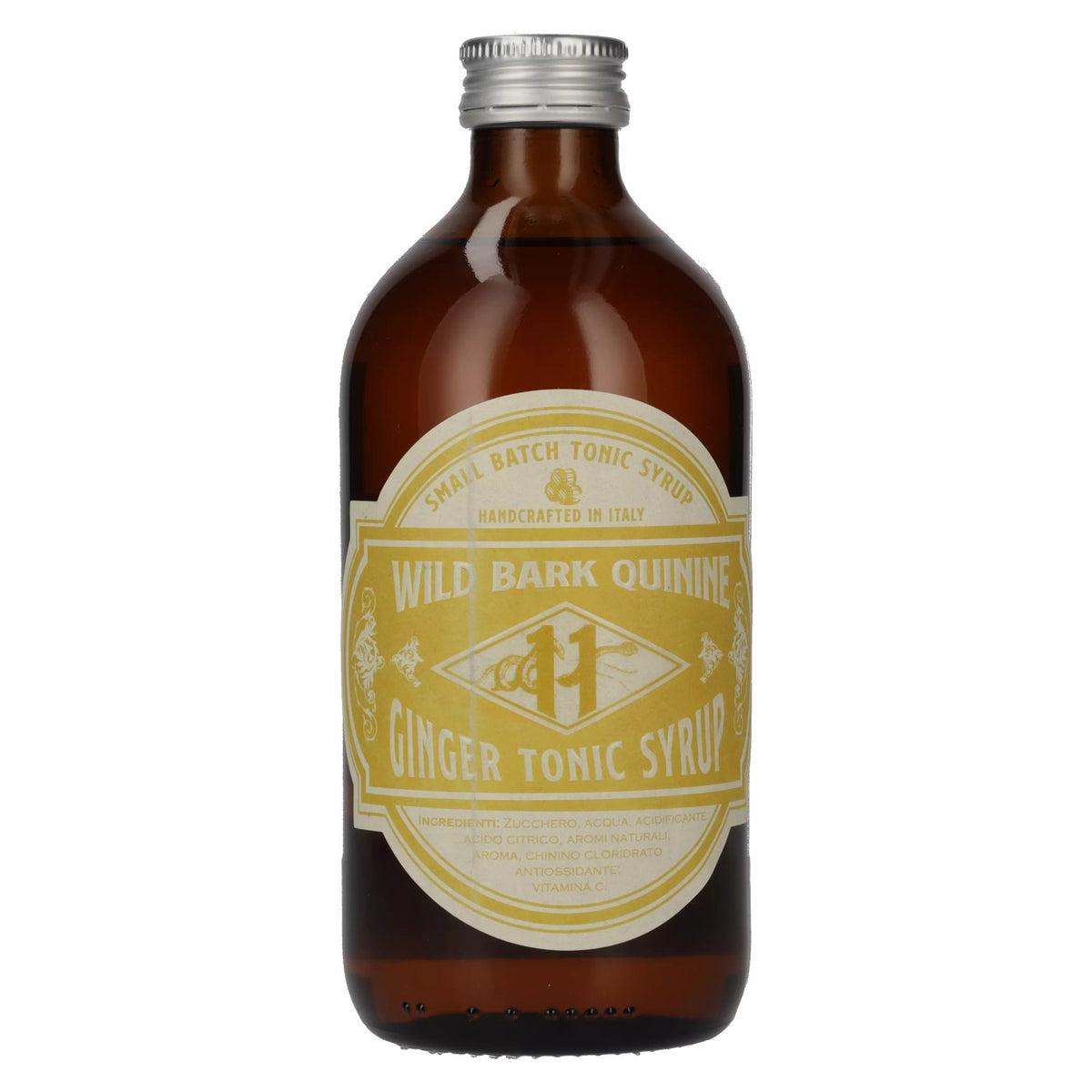 Wild Bark Quinine GINGER Small Batch Tonic Syrup 0.5 l