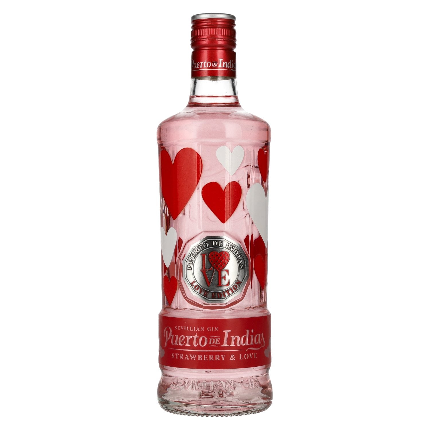 Puerto de Indias STRAWBERRY &amp; LOVE Valentines Edition Gin 37.5% Vol. 0.7l