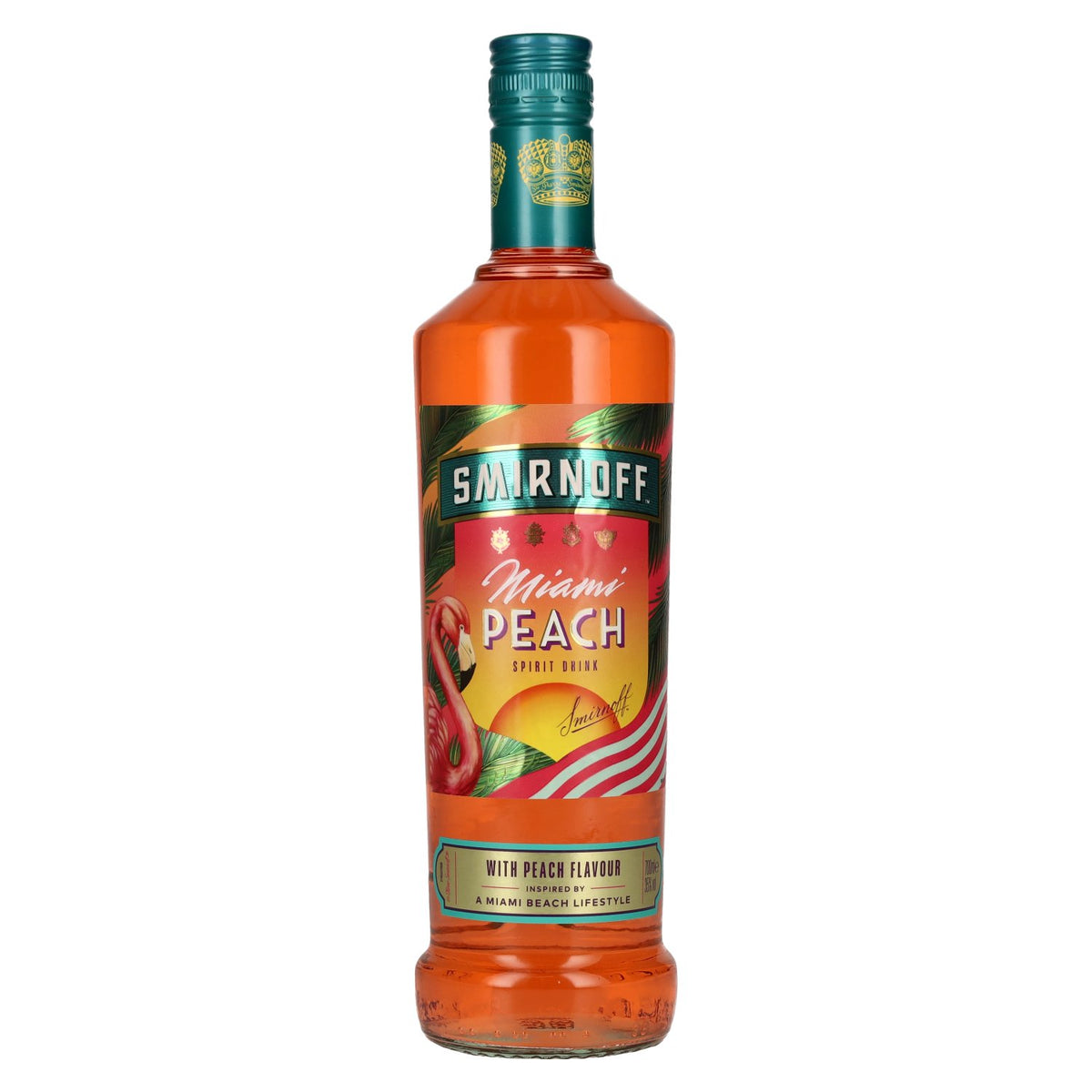 Smirnoff Vodka MIAMI PEACH Spirit Drink 35% vol. 0,7 l