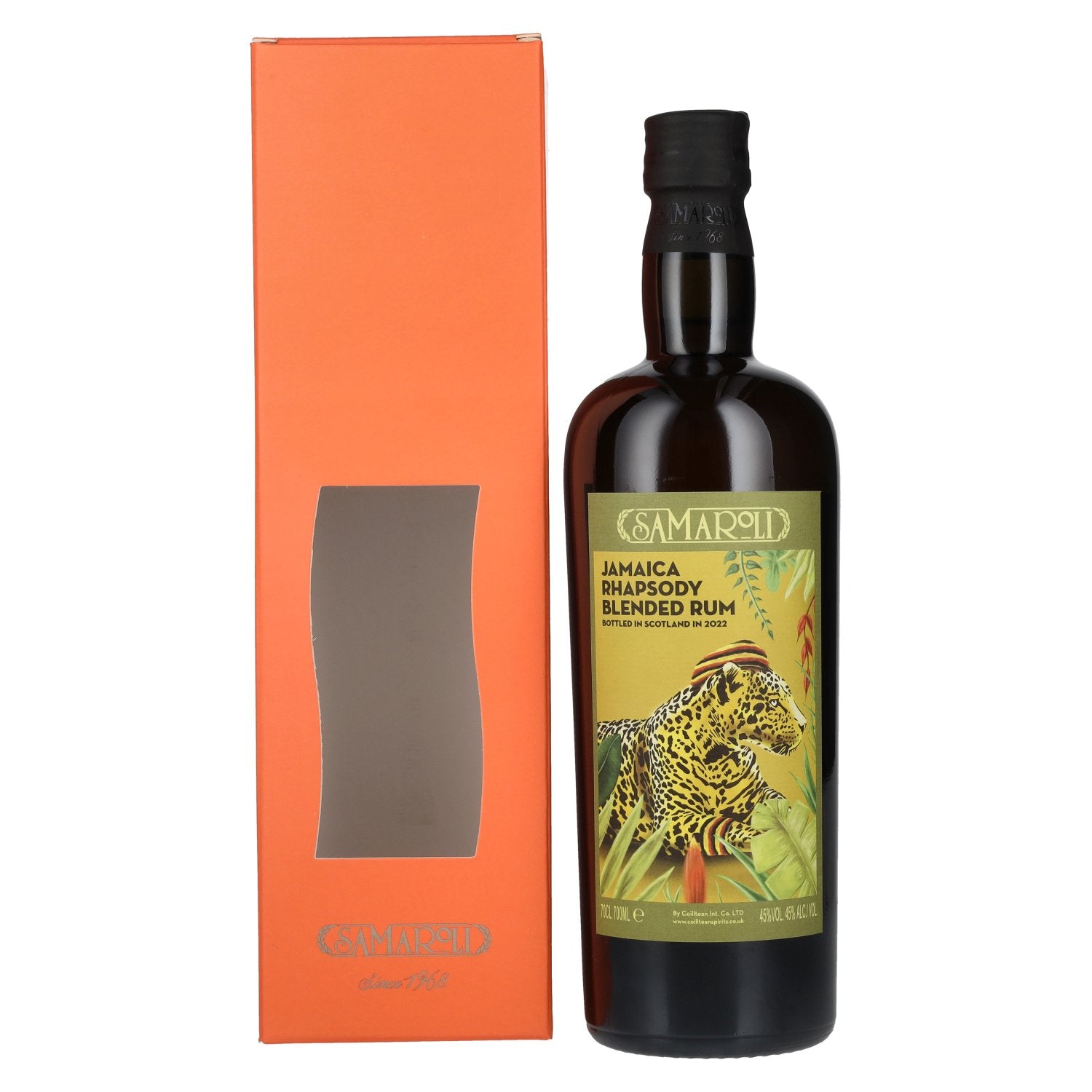 Samaroli Jamaica Rhapsody Blended Rum 2022 45% Vol. 0,7l in geschenkverpakking