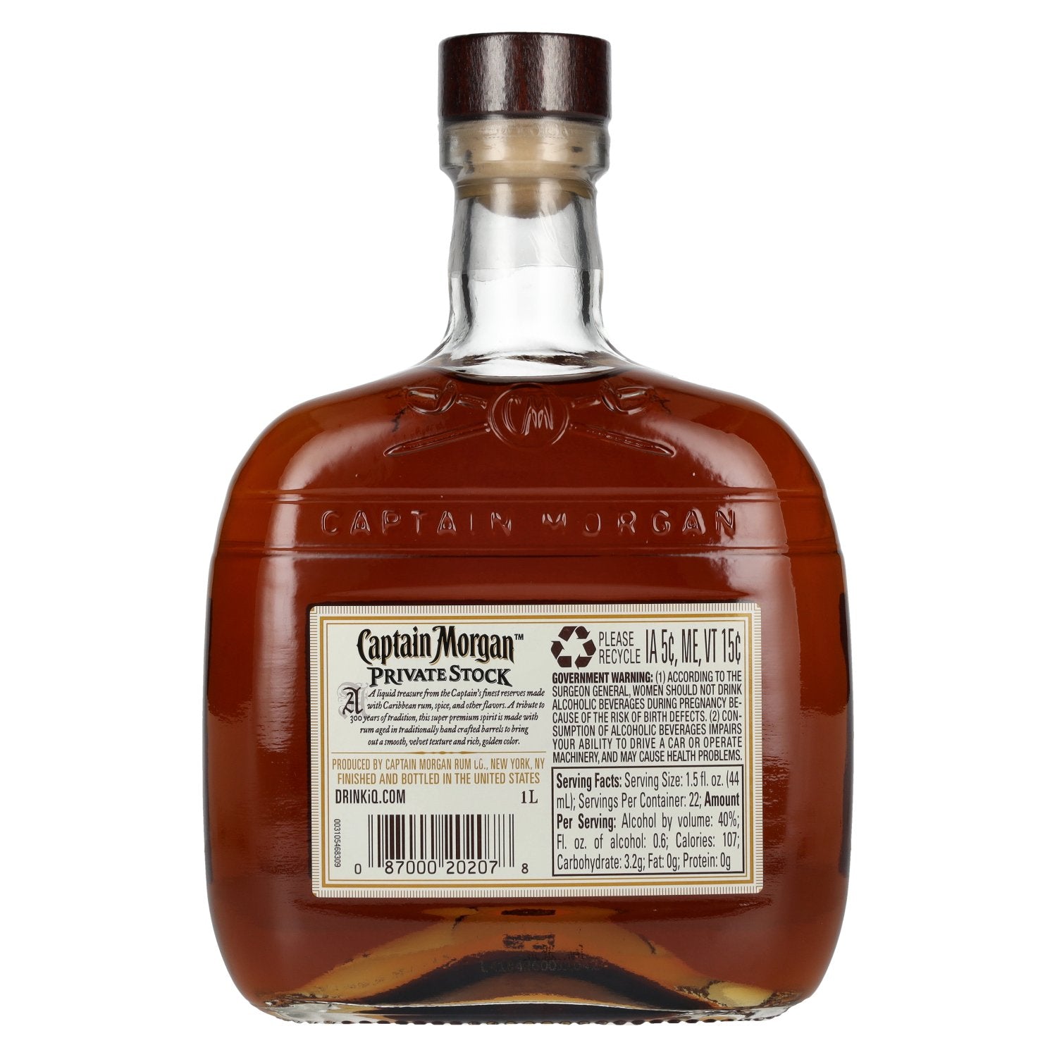 Captain Morgan Private Stock Premium Barrel 40% Vol. 1l