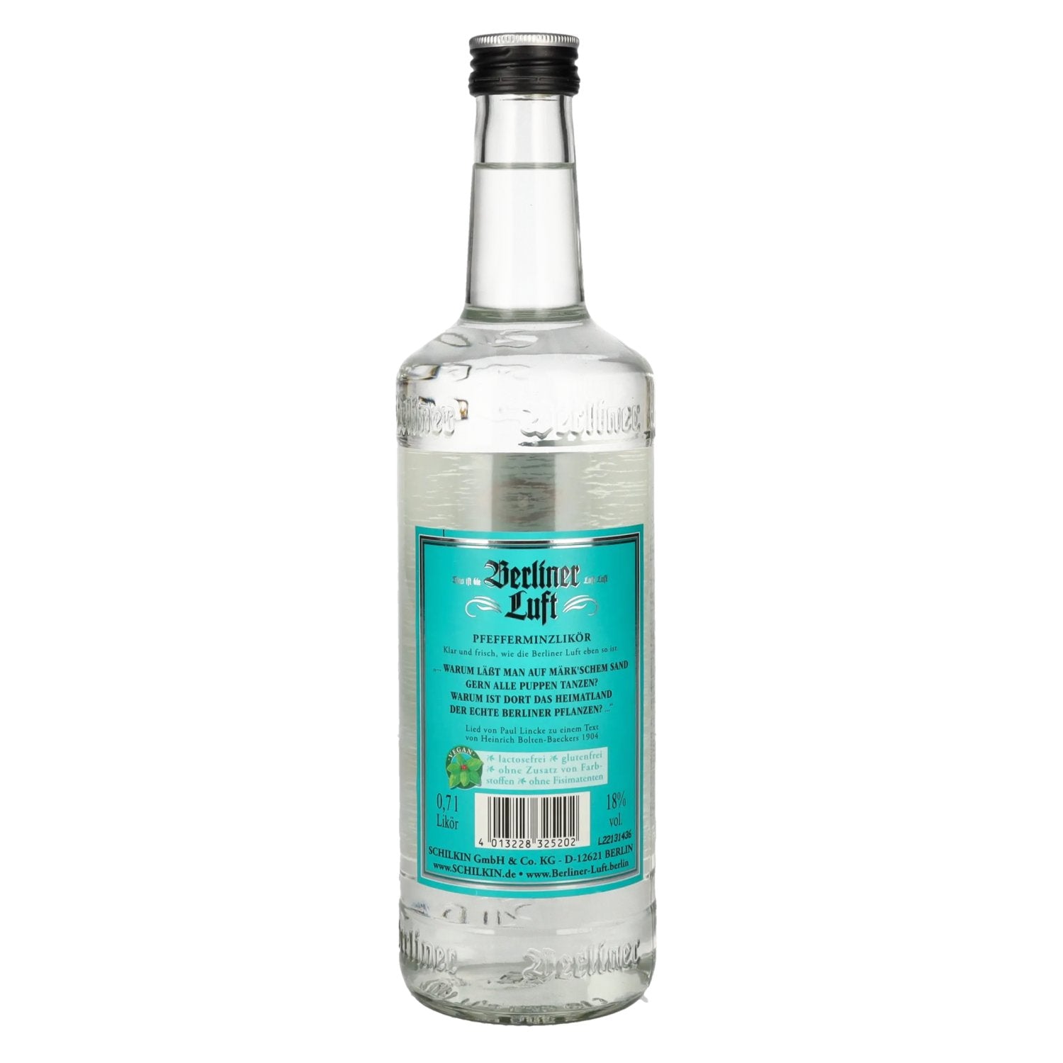 Berliner Luft DE FRESH pepermuntlikeur 18% vol. 0.7l