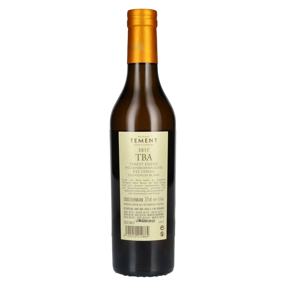 Tement Sauvignon Blanc Trockenbeerenauslese Zieregg 2017 11% vol. 0,375 l
