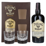 Teeling Whiskey SMALL BATCH Irish Whisky Rum Cask 46% ABV 0.7 l in a gift box with 2 glasses