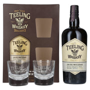Teeling Whiskey SMALL BATCH Irish Whiskey Rum Cask 46% vol. 0,7l dans un coffret cadeau avec 2 verres
