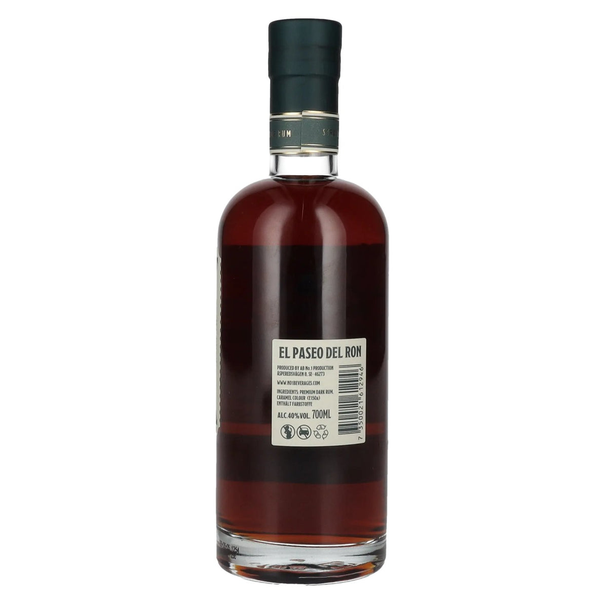 El Paseo del Ron Premium Dark Rum No. 45105 40% Vol. 0,7l