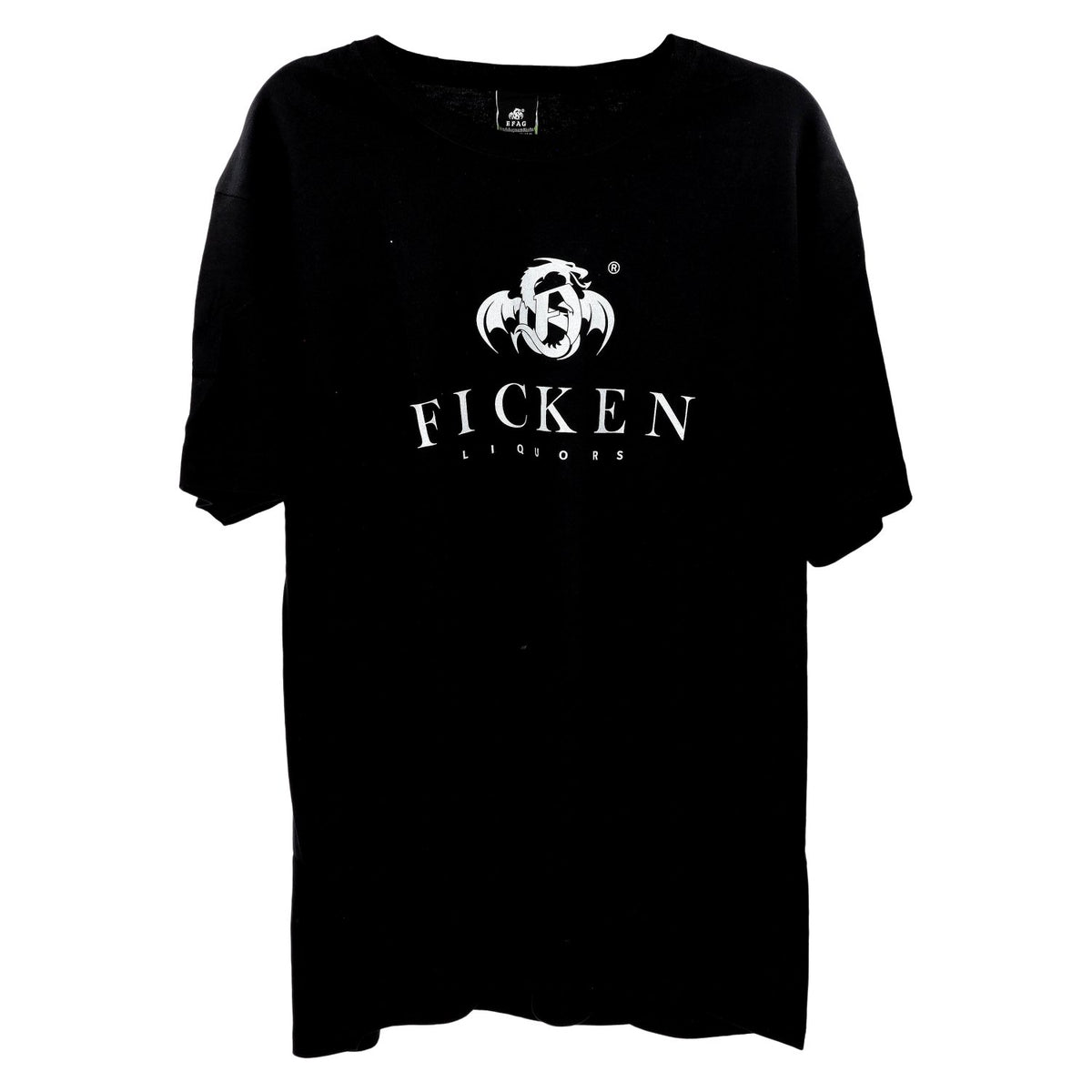 Ficken Liquors T-shirt heren maat L zwart