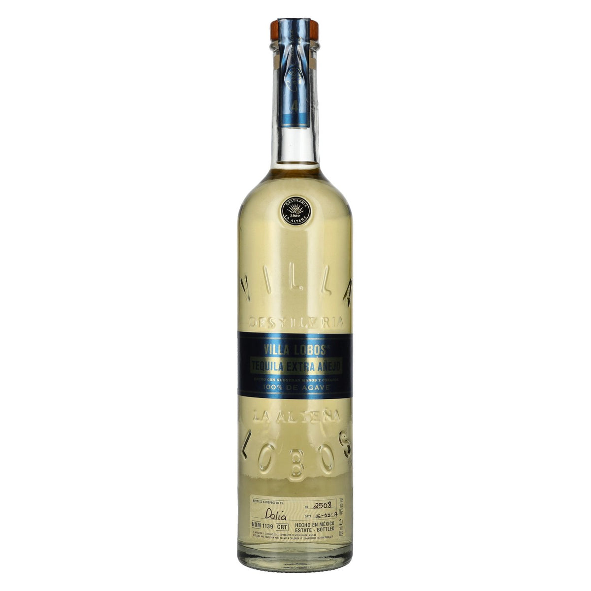 Villa Lobos Tequila Extra Añejo 100 % d'agave, 40 % vol., 0,7 l