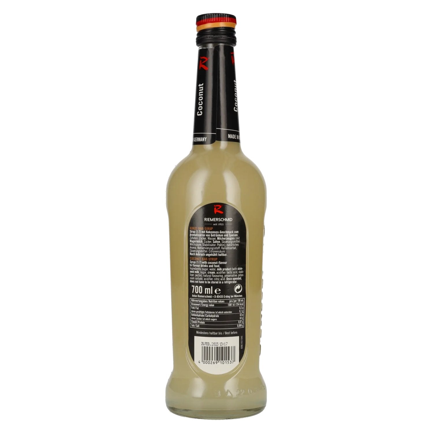 Riemerschmid Bar-Sirup Kokos Coconut 0,7l