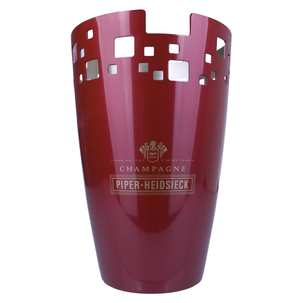 Piper-Heidsieck Champagne Cooler, Metal, Red