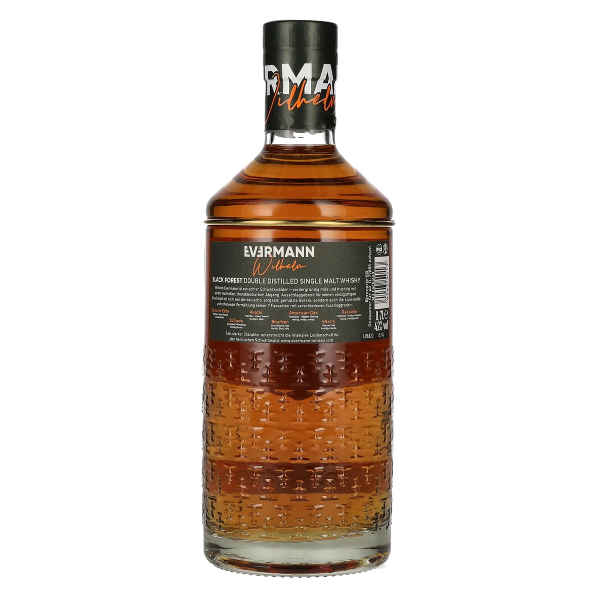 Evermann Wilhelm Black Forest Single Malt Whisky 42% vol. 0,7 l