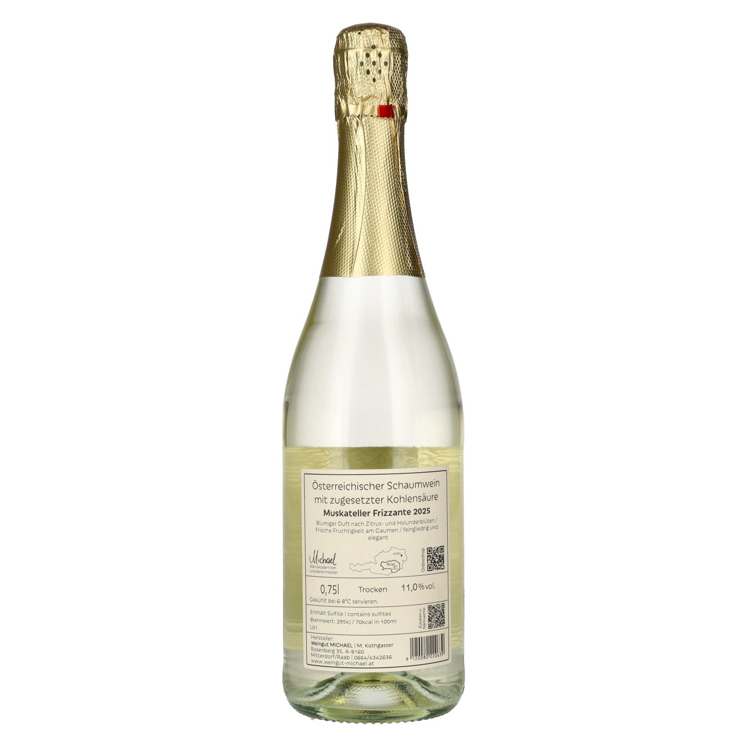 MICHAEL Muskateller Frizzante 2024 11% Vol. 0,75l
