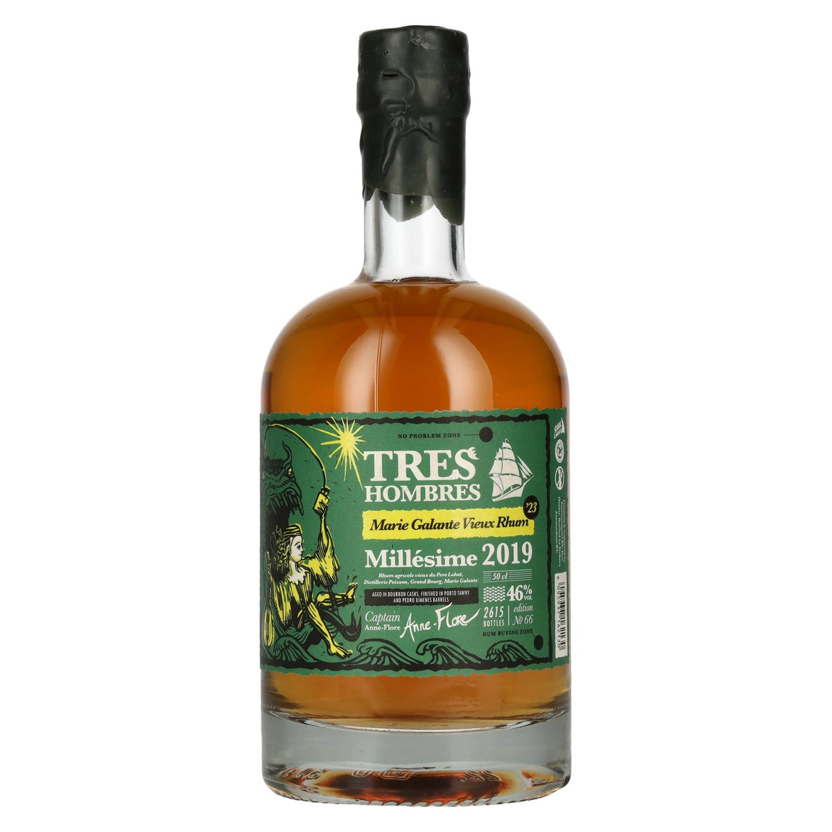Tres Hombres Marie Galant Vieux Millésime Edition 66 2019 46% vol. 0.5 l