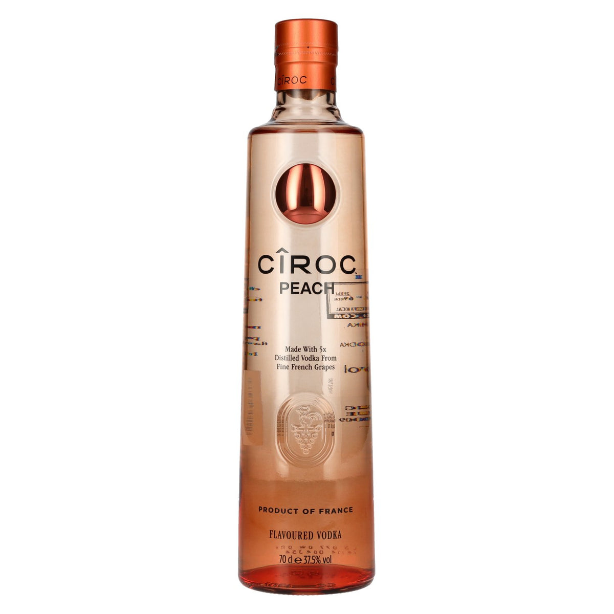 Cîroc PEACH Flavoured Vodka 37.5% ABV 0.7l