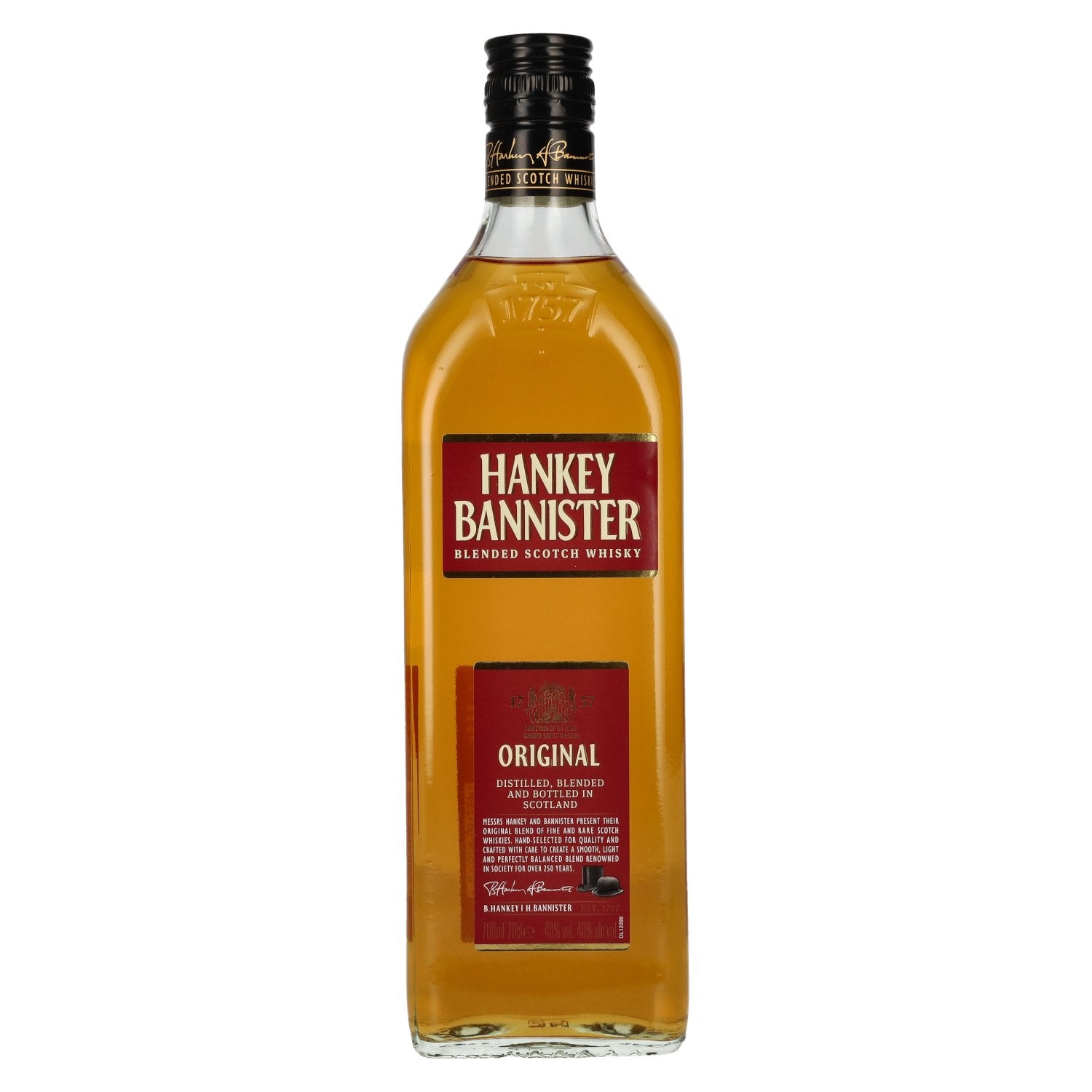 Hankey Bannister ORIGINAL Blended Scotch Whisky 40% Vol. 0,7l