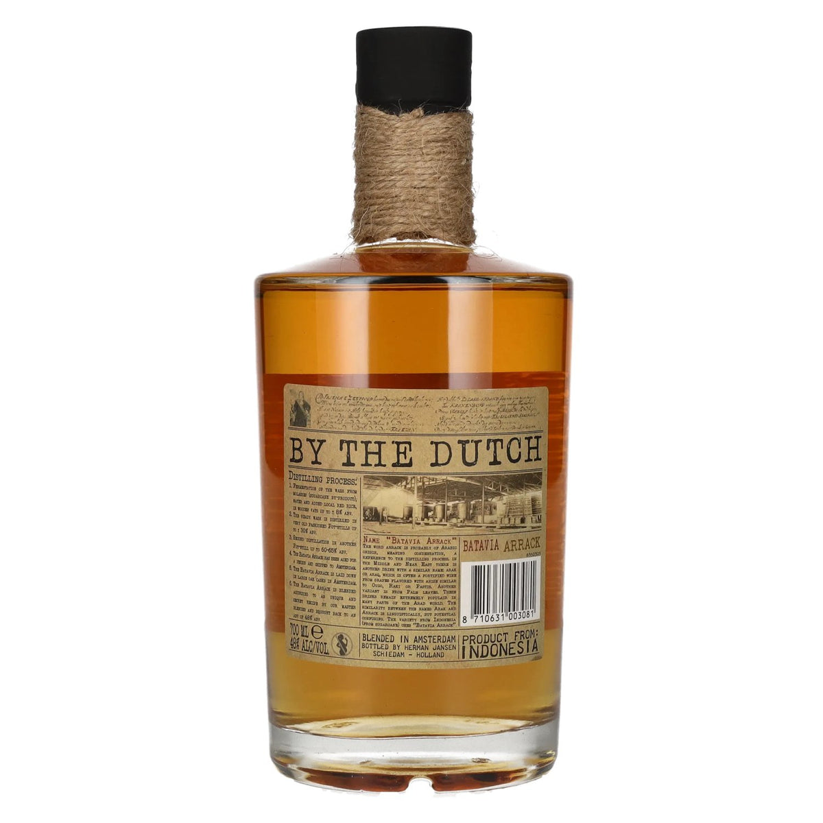By the Dutch BATAVIA ARRACK 48 % vol. 0,7 l