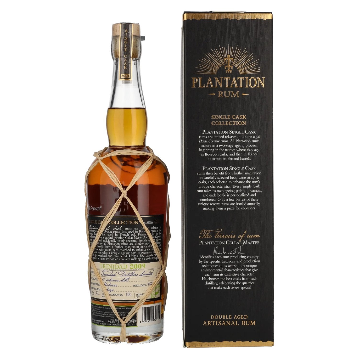 Plantation Rum TRINIDAD 2009 Beer Maturation Edition 2021 45,3% Vol. 0,7l in Geschenkbox