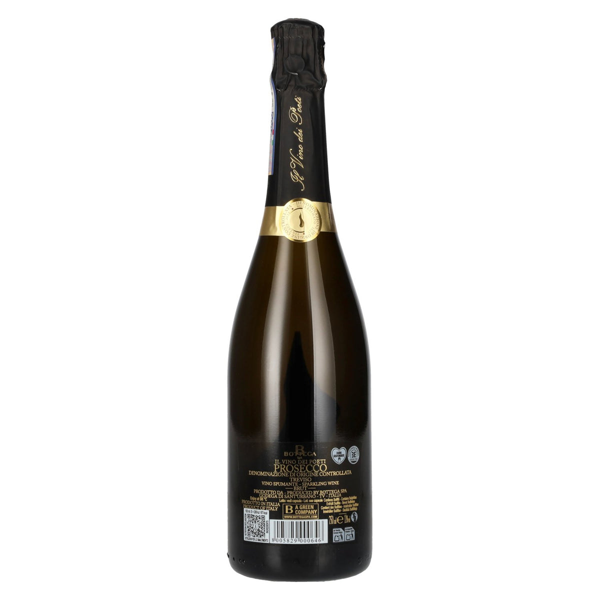 Bottega Il Vino dei Poeti Prosecco DOC Vintage Millesimato 2025 11% ABV 0.75l