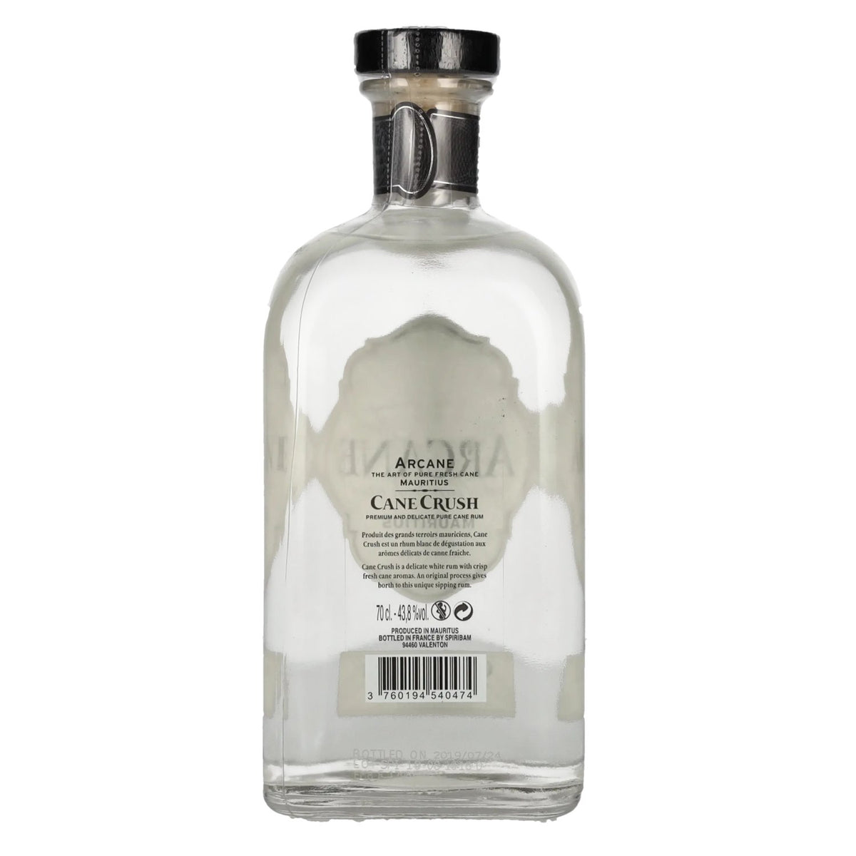 Arcane CANE CRUSH Rhum blanc premium 43,8 % vol. 0,7 l