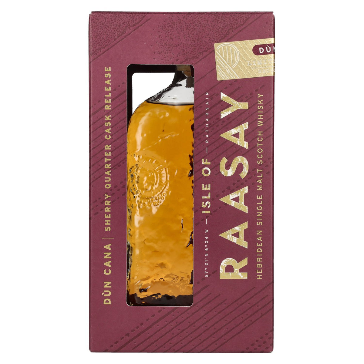 Isle of Raasay Dùn Cana Second Edition Sherry Quarter Cask Single Malt Limited Release 52% vol. 0,7 l in geschenkverpakking