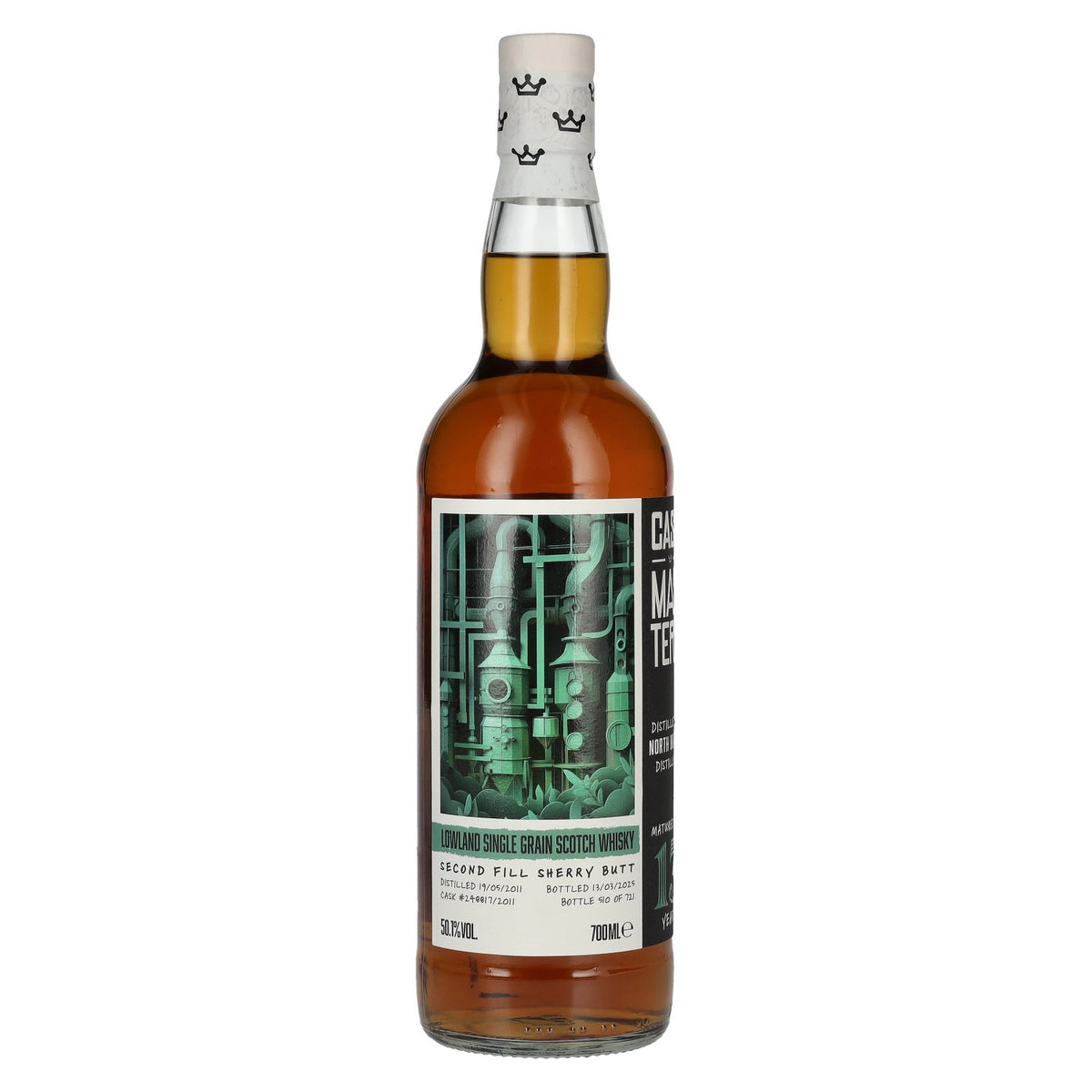 Brave New Spirits 13 ans d'âge North British Cask Masters Single Grain n° 248817 2011 50,1 % vol. 0,7 l