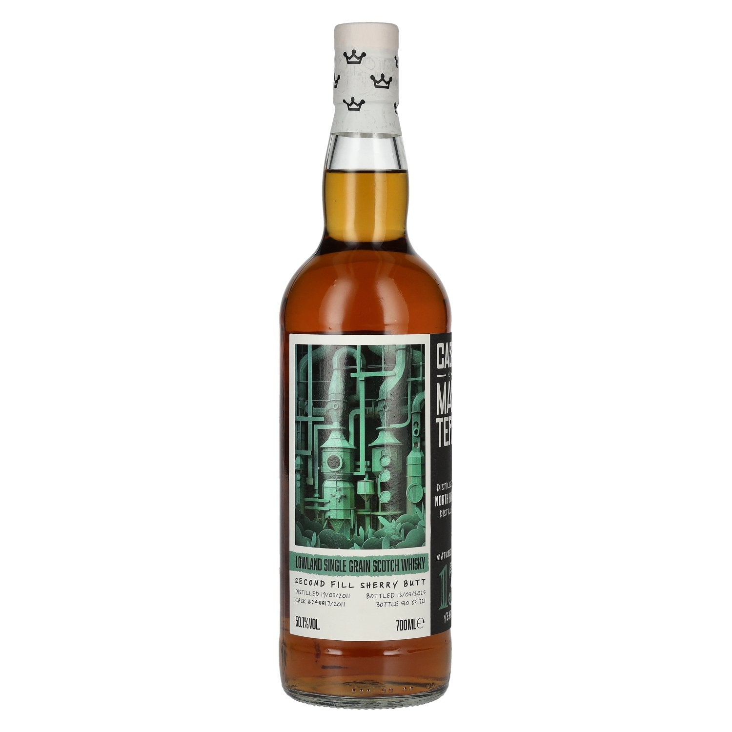 Brave New Spirits 13 Years Old North British Cask Masters Single Grain #248817 2011 50,1% Vol. 0,7l