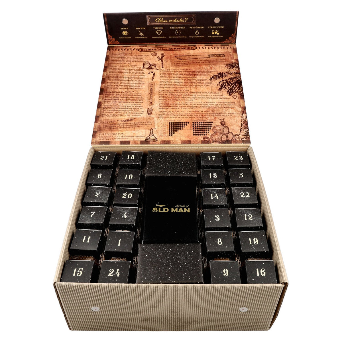 Calendrier de l'Avent OH HOLY Rum 2026 44,8 % vol. 24 x 0,02 l