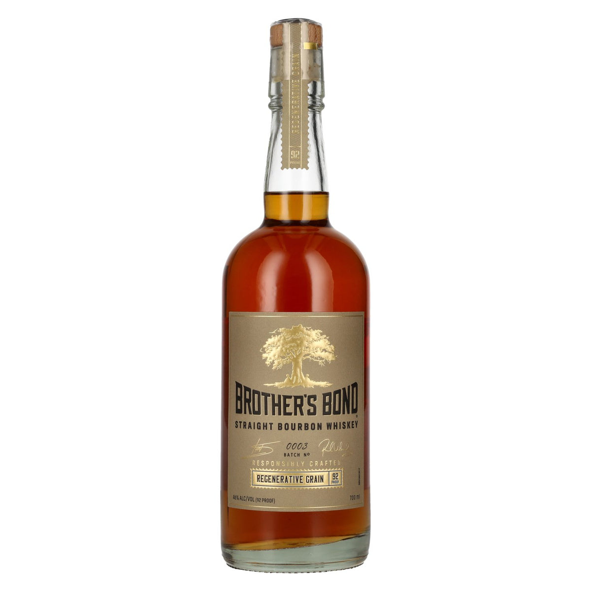 Brother's Bond Regenerative Grain Straight Bourbon Whisky Batch No. 0003 46% ABV 0.7l